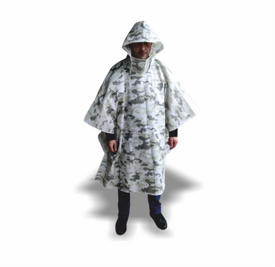 Плащ дощовик пончо для військових, рибалок, мисливців "Мультикам" оптом та в роздріб LB-MC фото Дождевик пончо для военных, рыболовов, охотников "Мультикам"